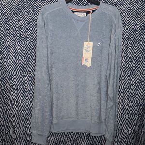 Blue Crewneck Men's Sweater